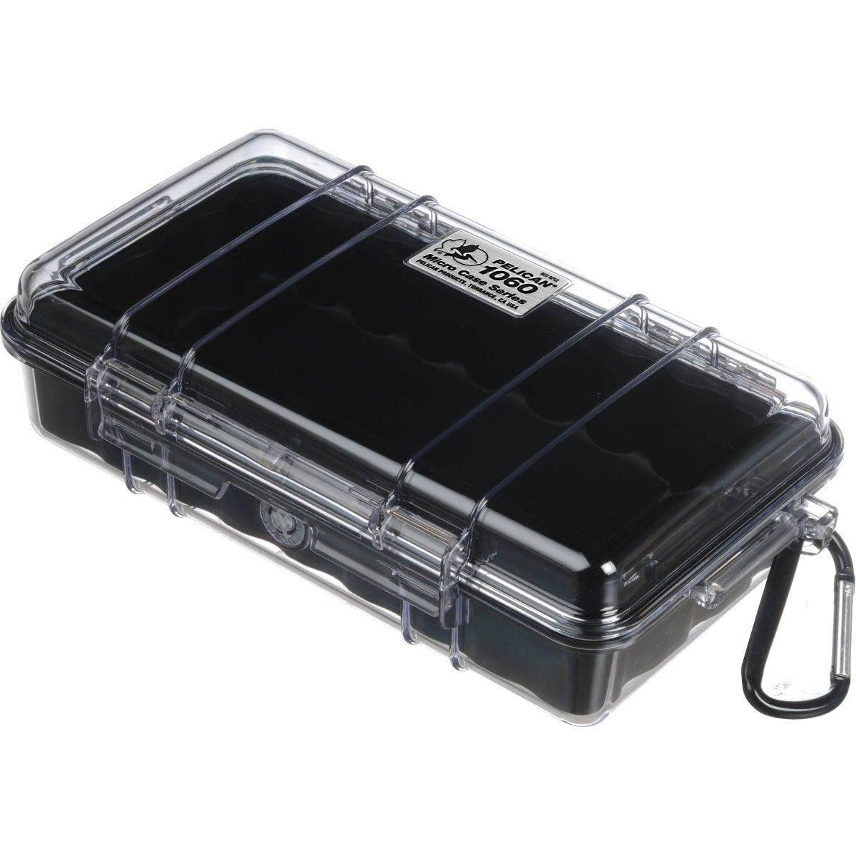 Pelican 1060 Micro Case for iPhone, Cell Phone, GoPro, Camera, and More, Main, color, Black/Clear