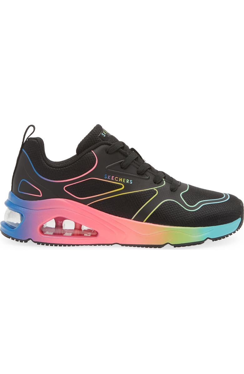SKECHERS Tres-Air Uno Rainbow Roads Sneaker, Alternate, color,