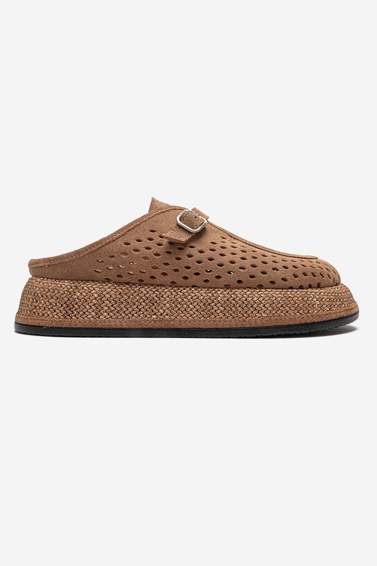 Forever & Always Shoes Vone Leather Mule, Alternate, color, Cognac Suede