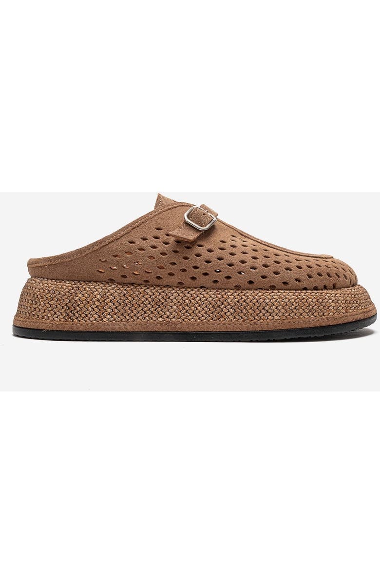 Forever & Always Shoes Vone Leather Mule, Alternate, color, Cognac Suede