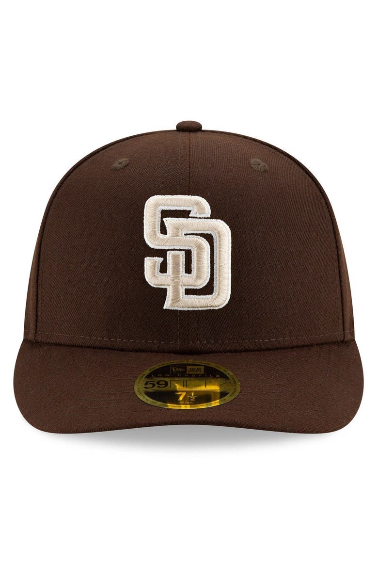 New Era Men's New Era Brown San Diego Padres Alternate 2020 Authentic Collection On-Field Low Profile 59FIFTY Fitted Hat, Alternate, color, Brown