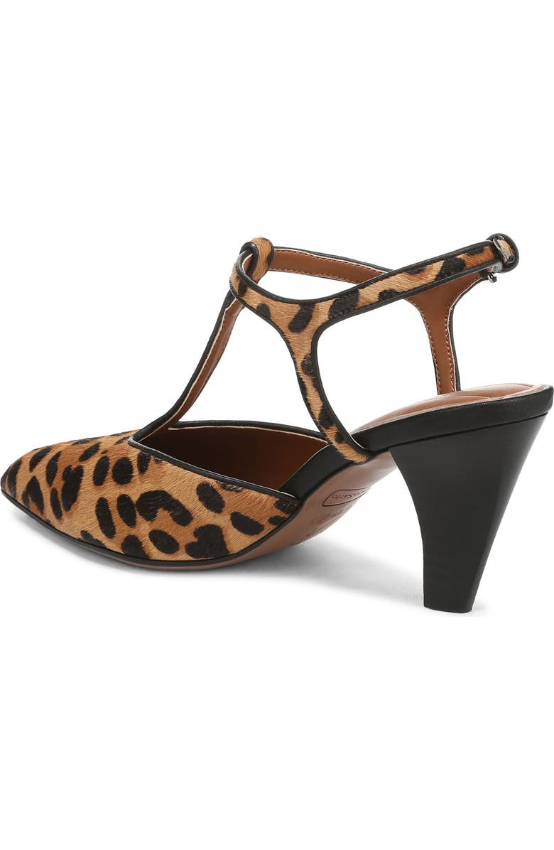 Franco Sarto Ovett Pointed Toe T-Strap Pump, Alternate, color, Camel Tan