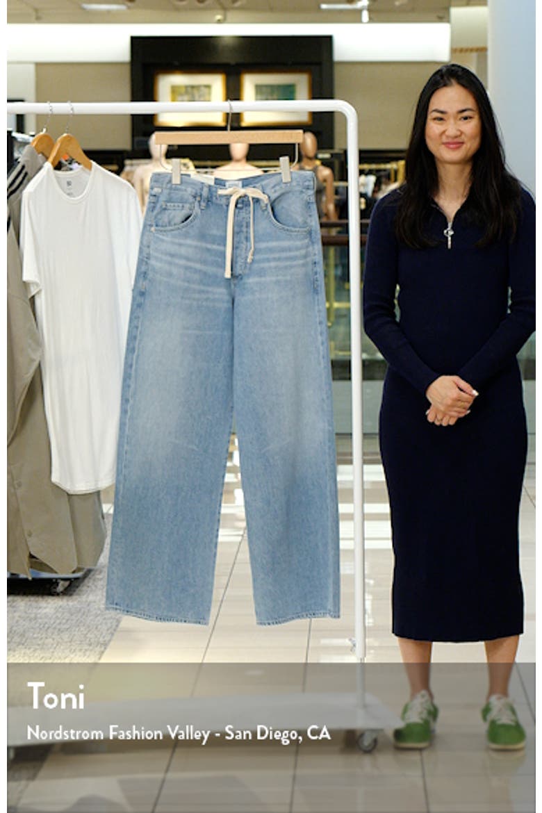 Brynn Wide Leg Organic Cotton Trouser Jeans video