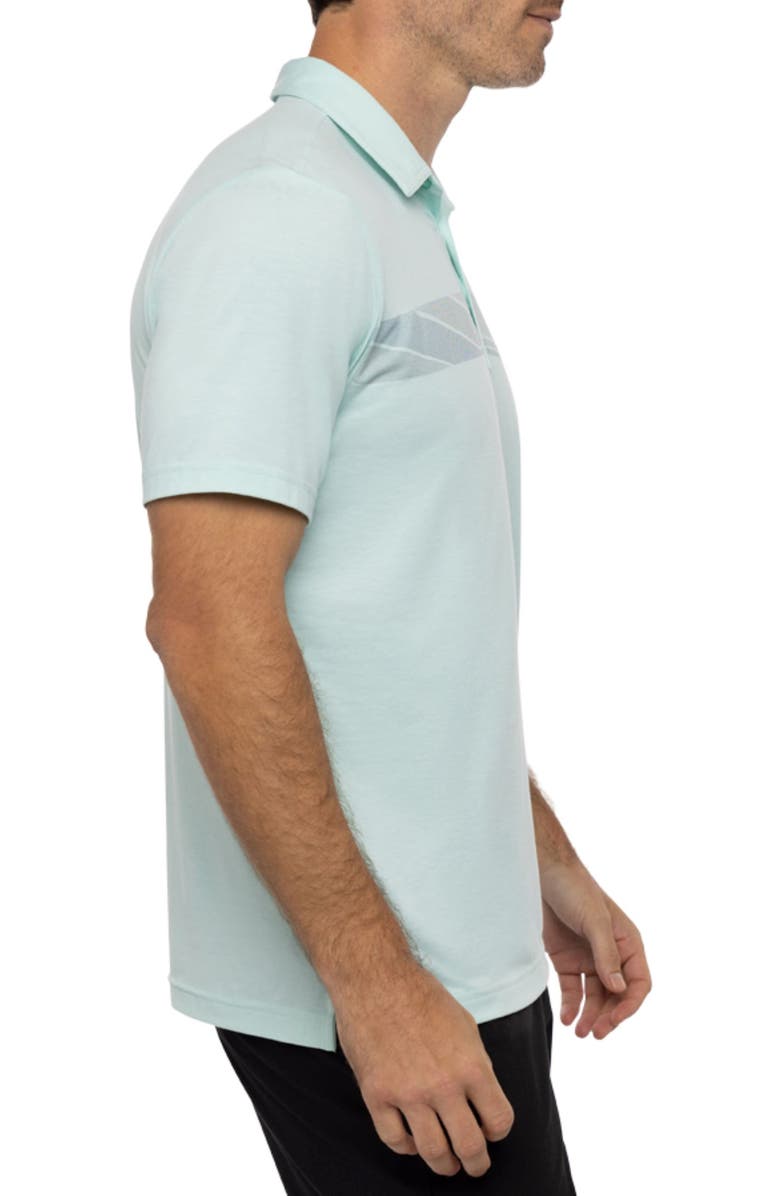 TravisMathew Matter of Opinion Stripe Stretch Polo, Alternate, color,