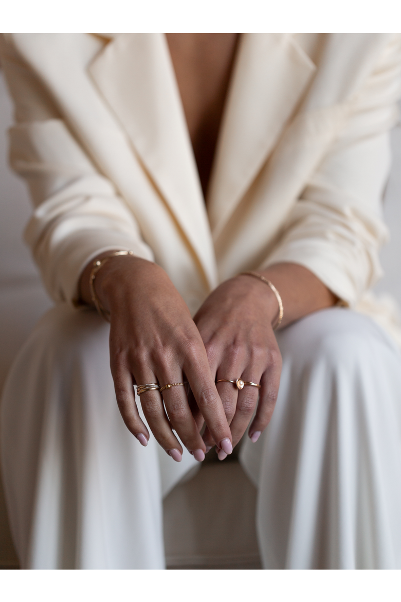 Emma Pearl Dish Ring, Alternate, color, Gold-filled