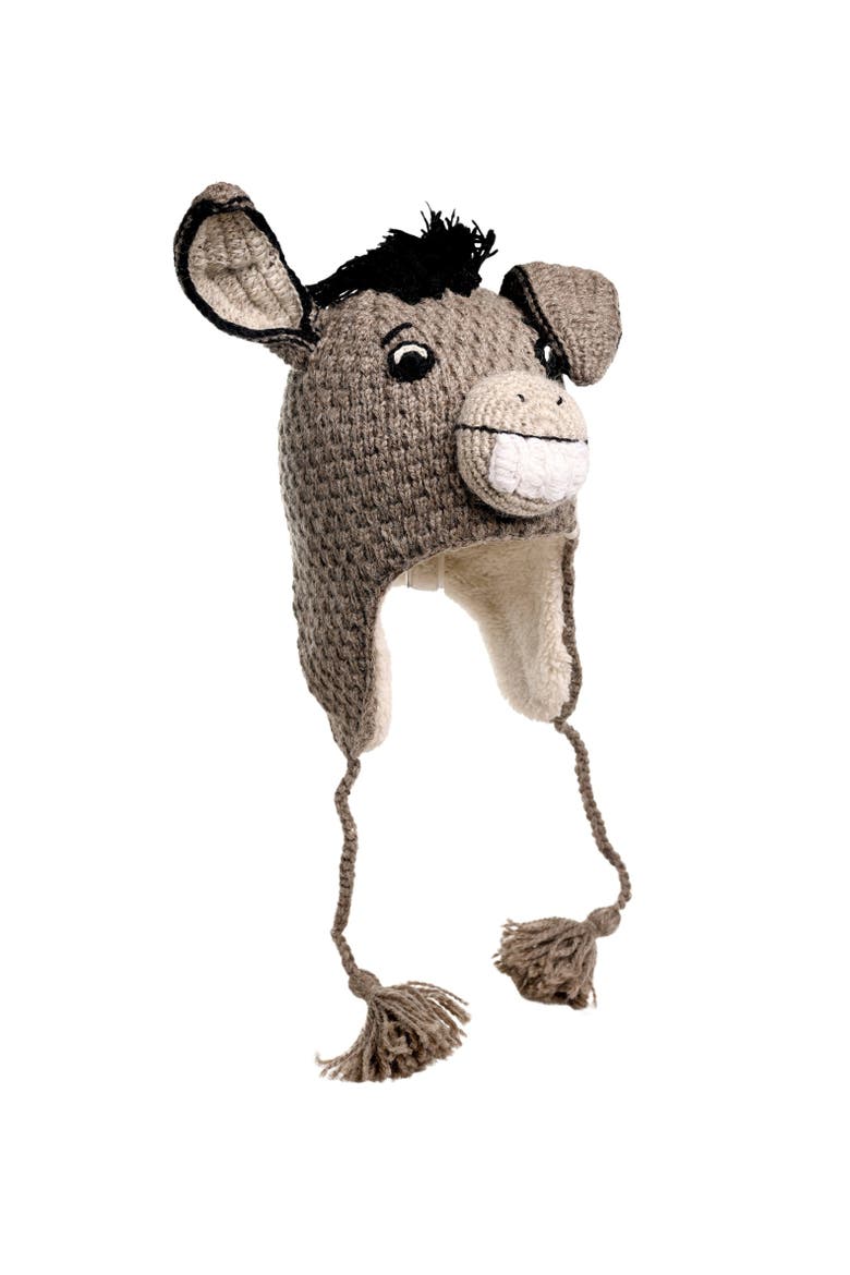 Donkey Hat, Alternate, color, Brown