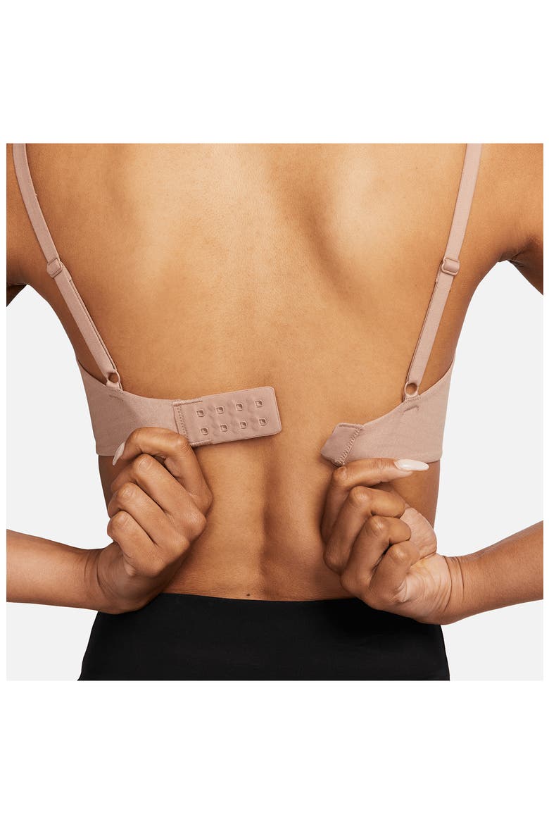 Minimalist Everyday Bra, Alternate, color, DESERT DUST/ RED BARK