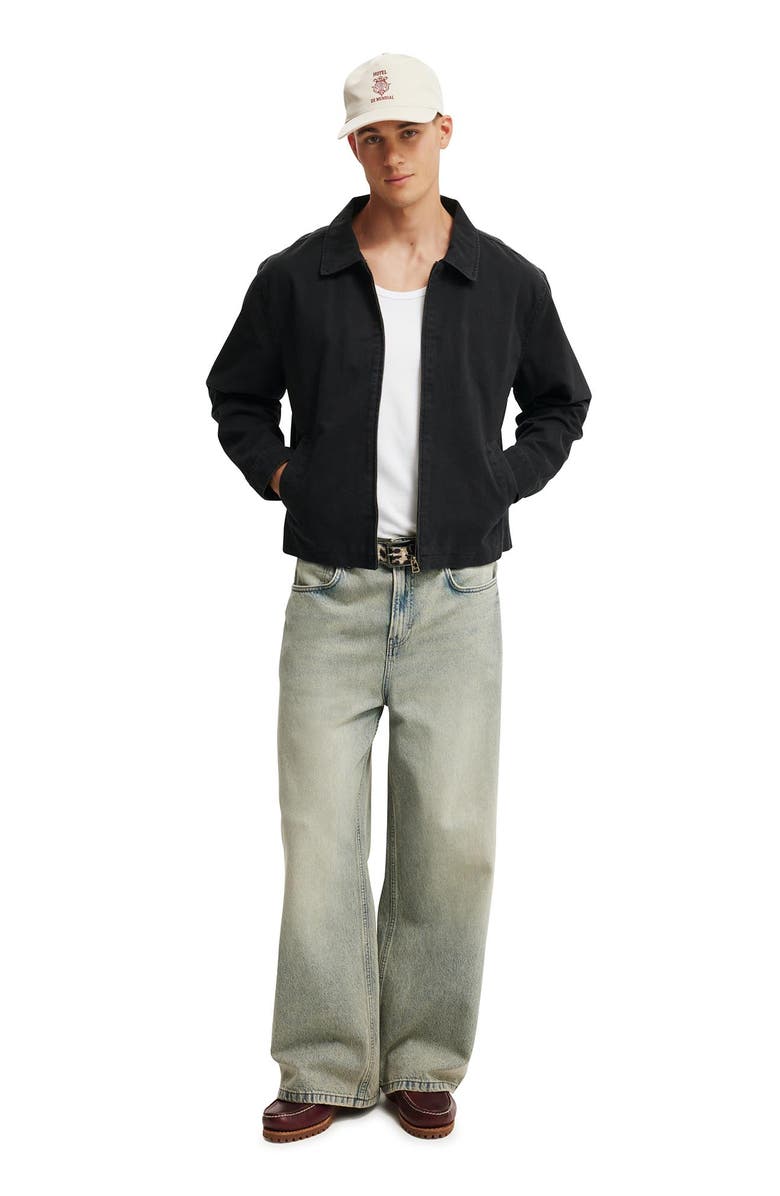 Cotton On Men's Cropped Harrington Jacket, Alternate, color,