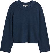 CITY BLUES Crop Sweater