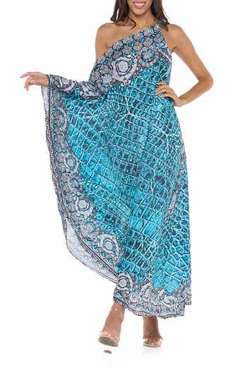 RANEES One-Shoulder Cover-Up Maxi Dress