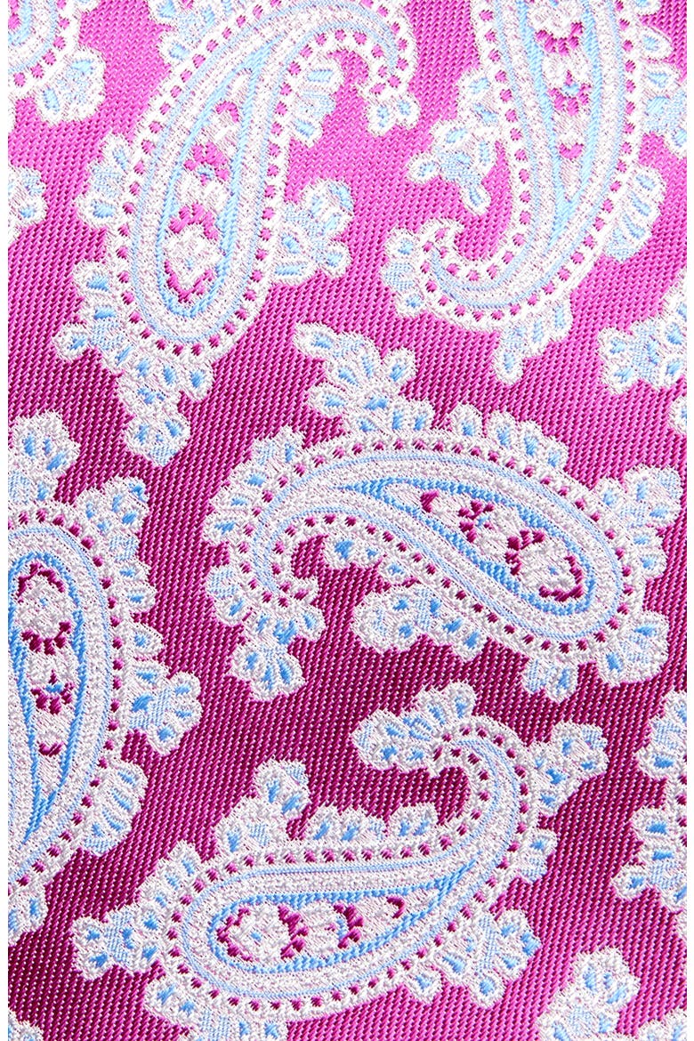 Paisley Silk Tie, Alternate, color, BERRY