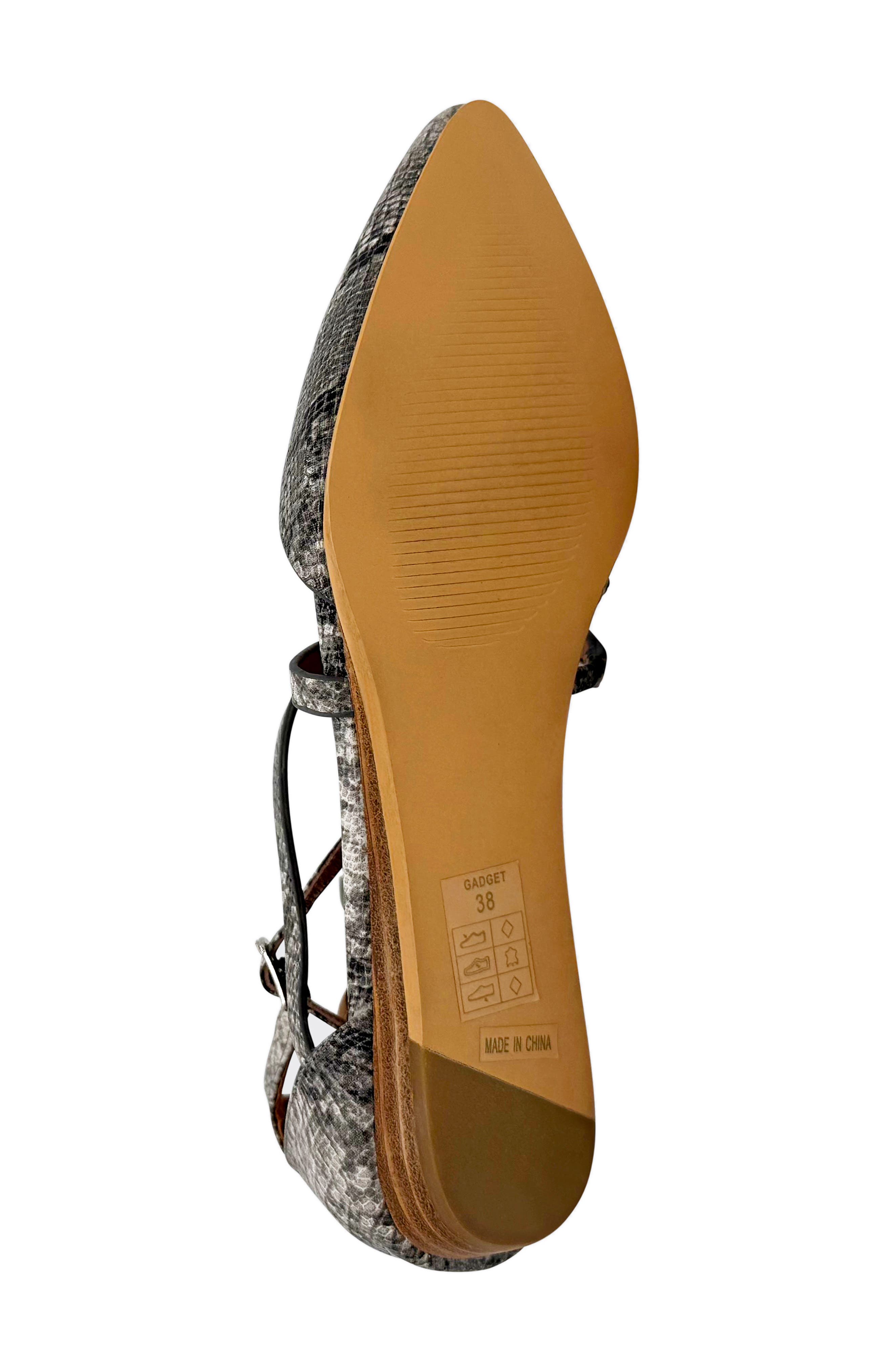 Gadget Caged Flat, Alternate, color, SNAKE