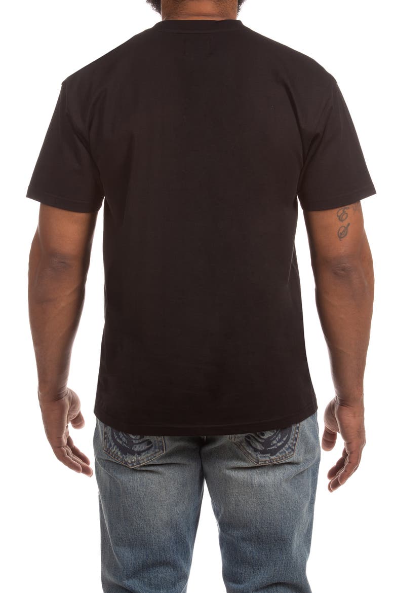 Small Curve Short Sleeve T-Shirt, Alternate, color, BLACK