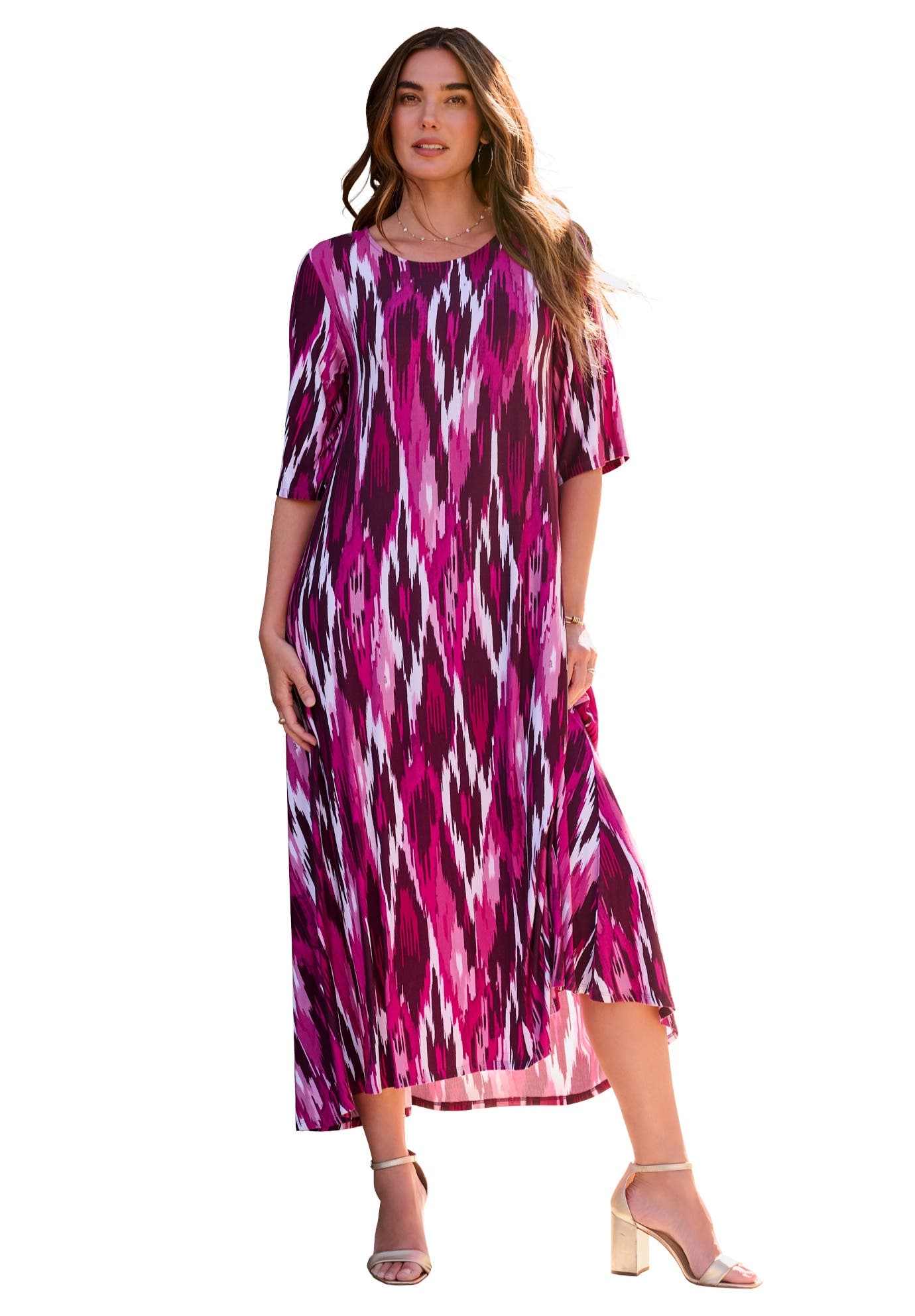 RASPBERRY VERONA IKAT
