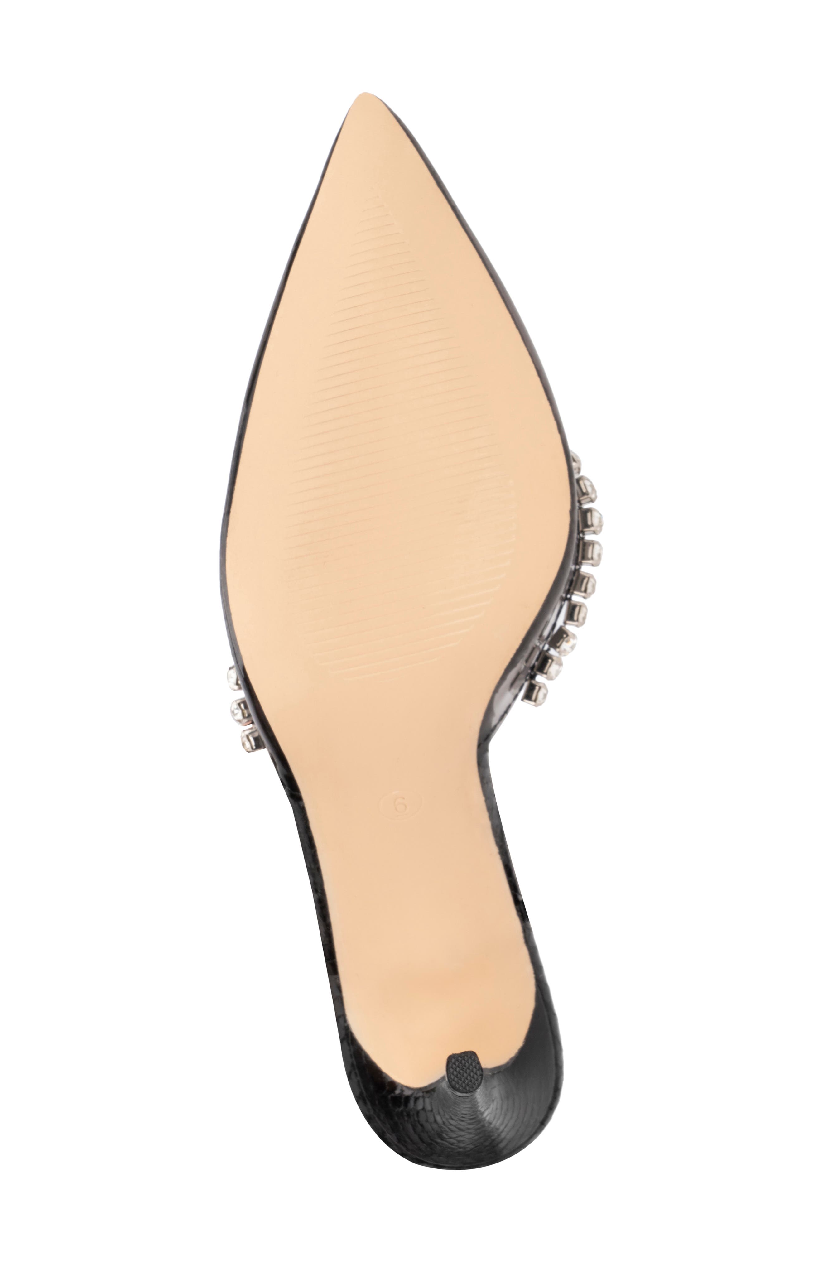 NEW YORK AND COMPANY Fatima Crystal Embellished Lucite Pump, Alternate, color, 