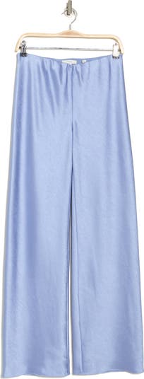 Fluid High Waist Straight Leg Pants