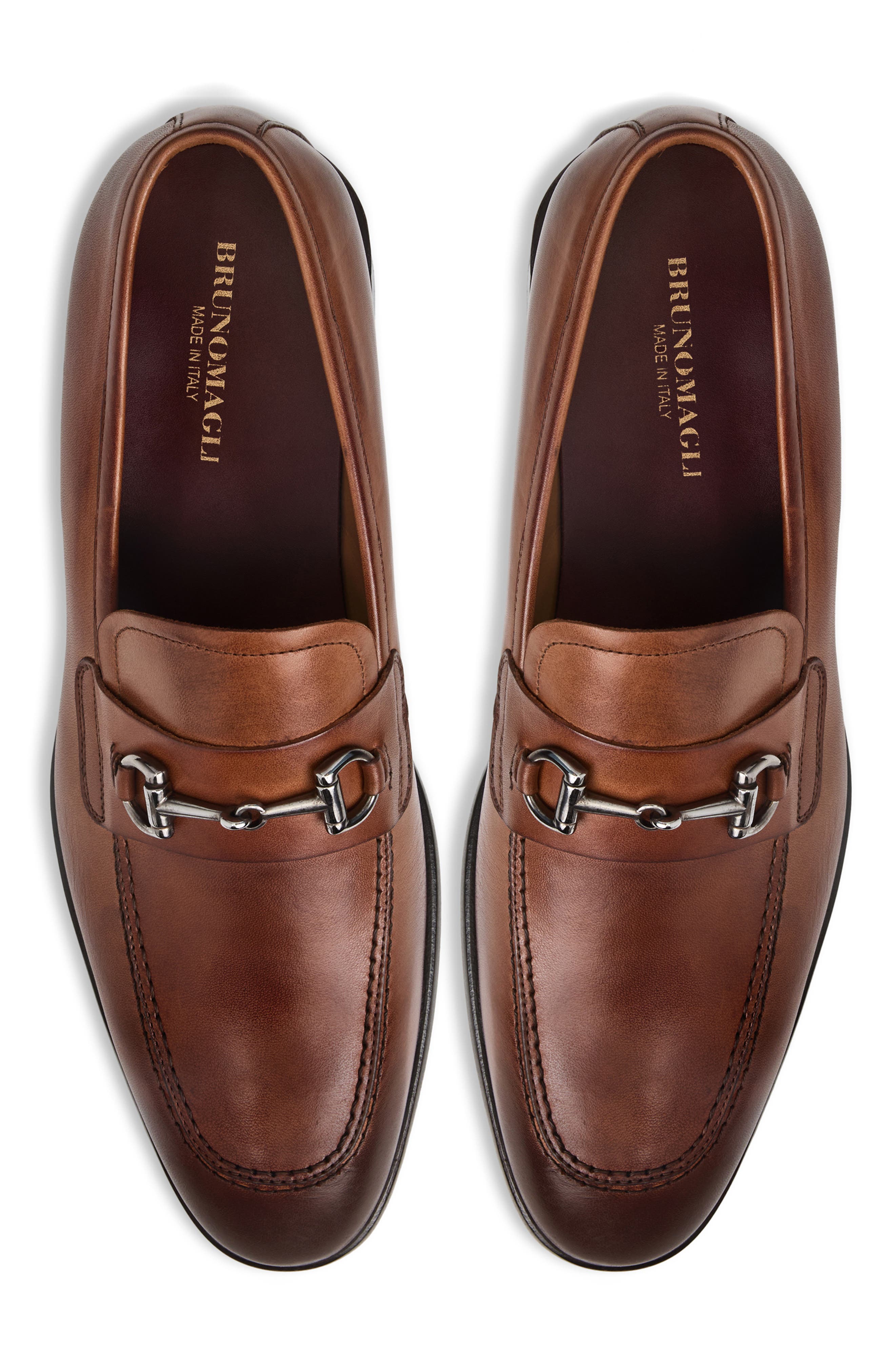 Bruno Magli Pasquale Bit Loafer, Alternate, color, Cognac Calf
