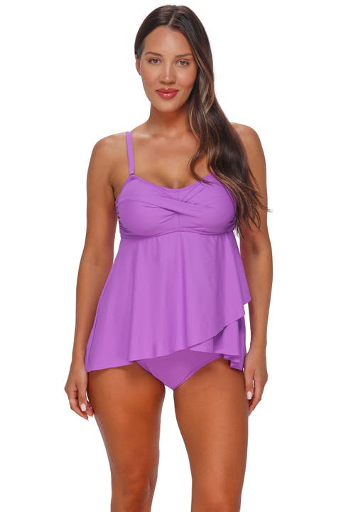 Molly Bandeau Tankini Swimsuit Top