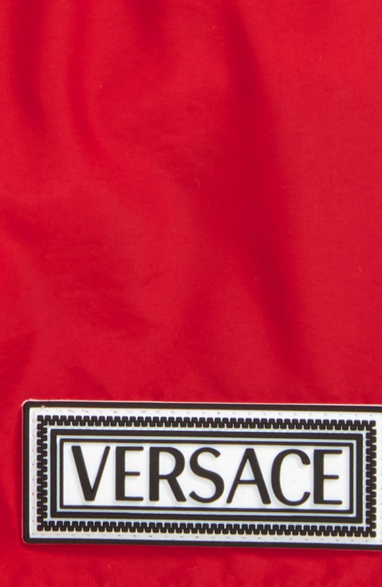 Versace Greek Key Swim Trunks, Alternate, color, 