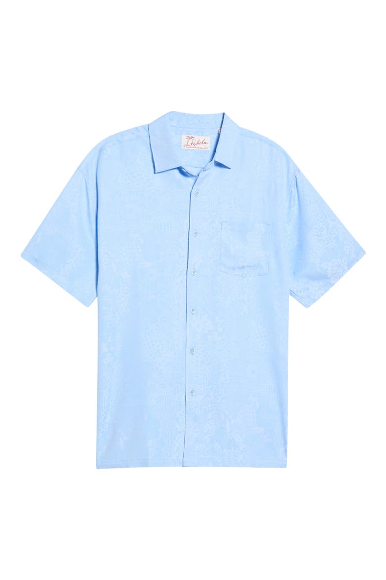 Apana Classic Fit Jacquard Sport Shirt, Main, color, WATER