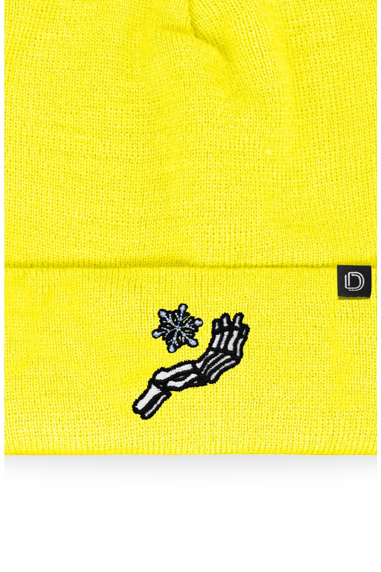 Chill Touch Beanie, Alternate, color, Neon Yellow