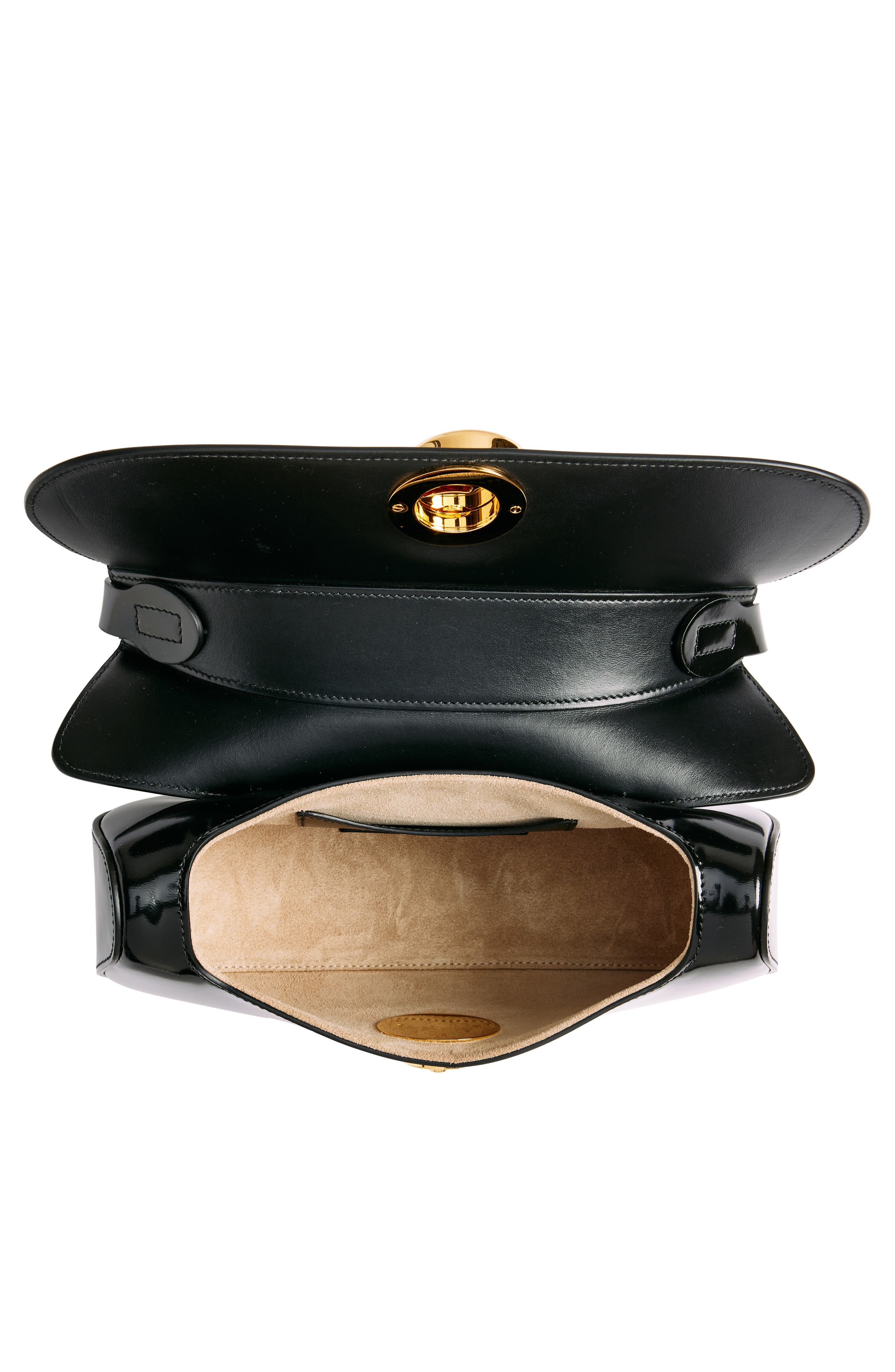 Marni Medium Butterfly Leather Hobo Bag, Alternate, color, 