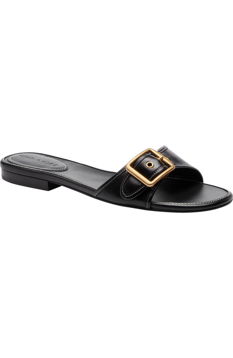 COACH Margot Slide Sandal, Main, color, Black