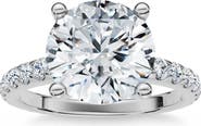 Bliss Diamond Certified 3.40Ct Round Cut Diamond Engagement Ring 14k Gold Lab Grown