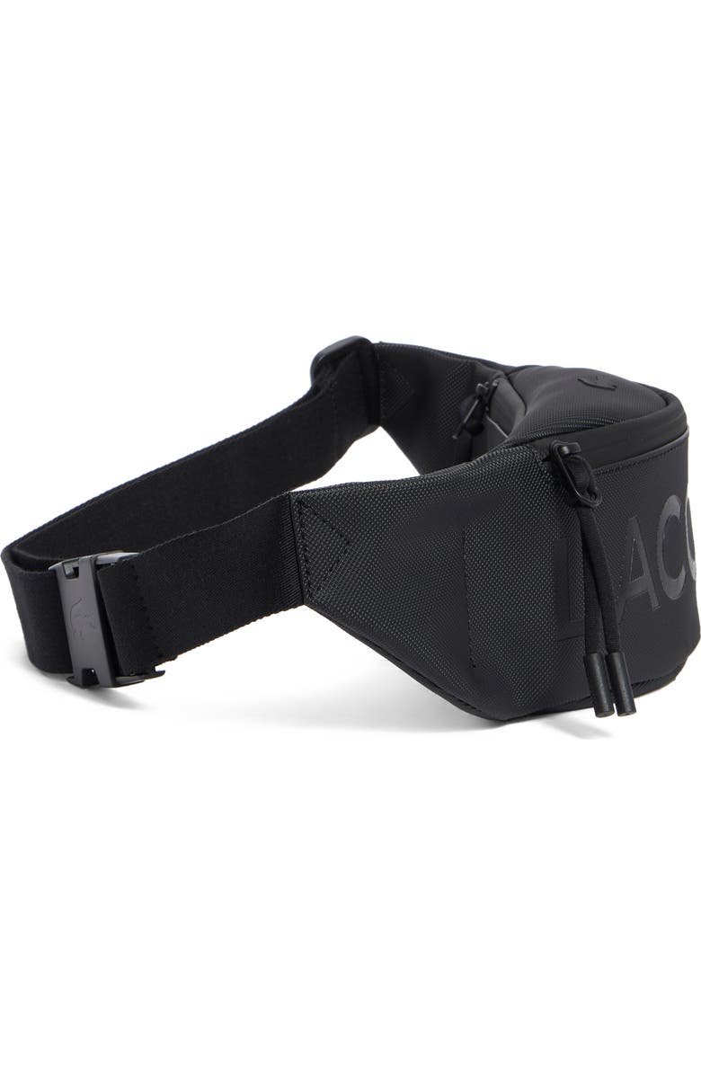 Lacoste Logo Belt Bag, Alternate, color, Noir