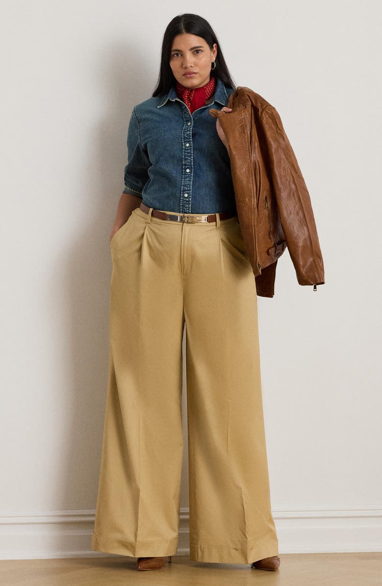 Lauren Ralph Lauren Classic Fit Denim Button-Up Shirt, Alternate, color,