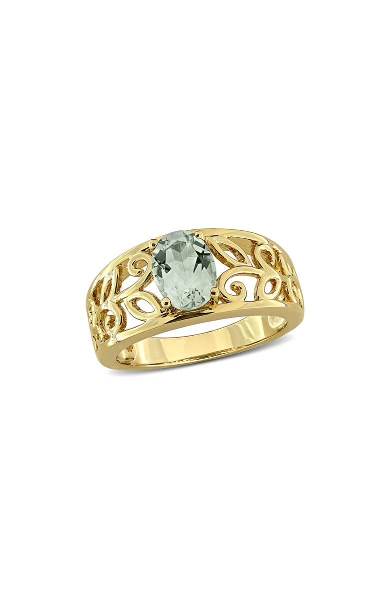 DELMAR Stone Ring, Main, color, Green