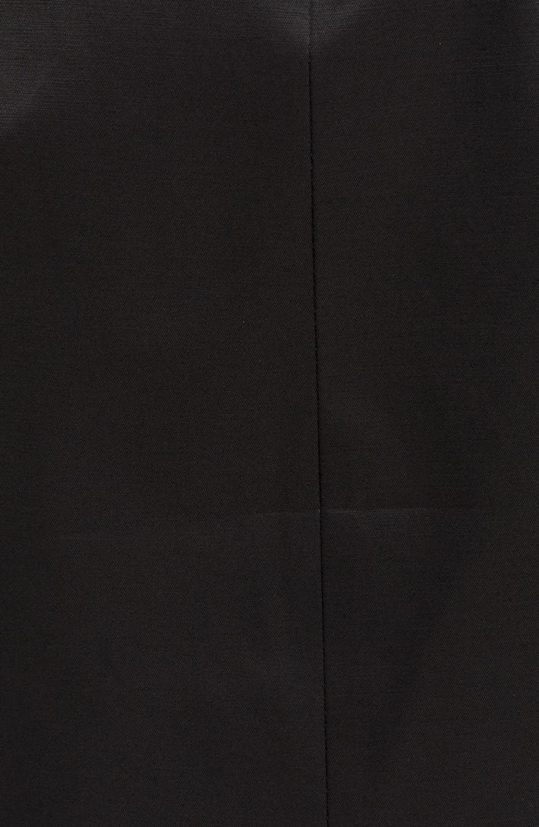 Via Spiga Faux Leather Trim Rain Jacket, Alternate, color, 