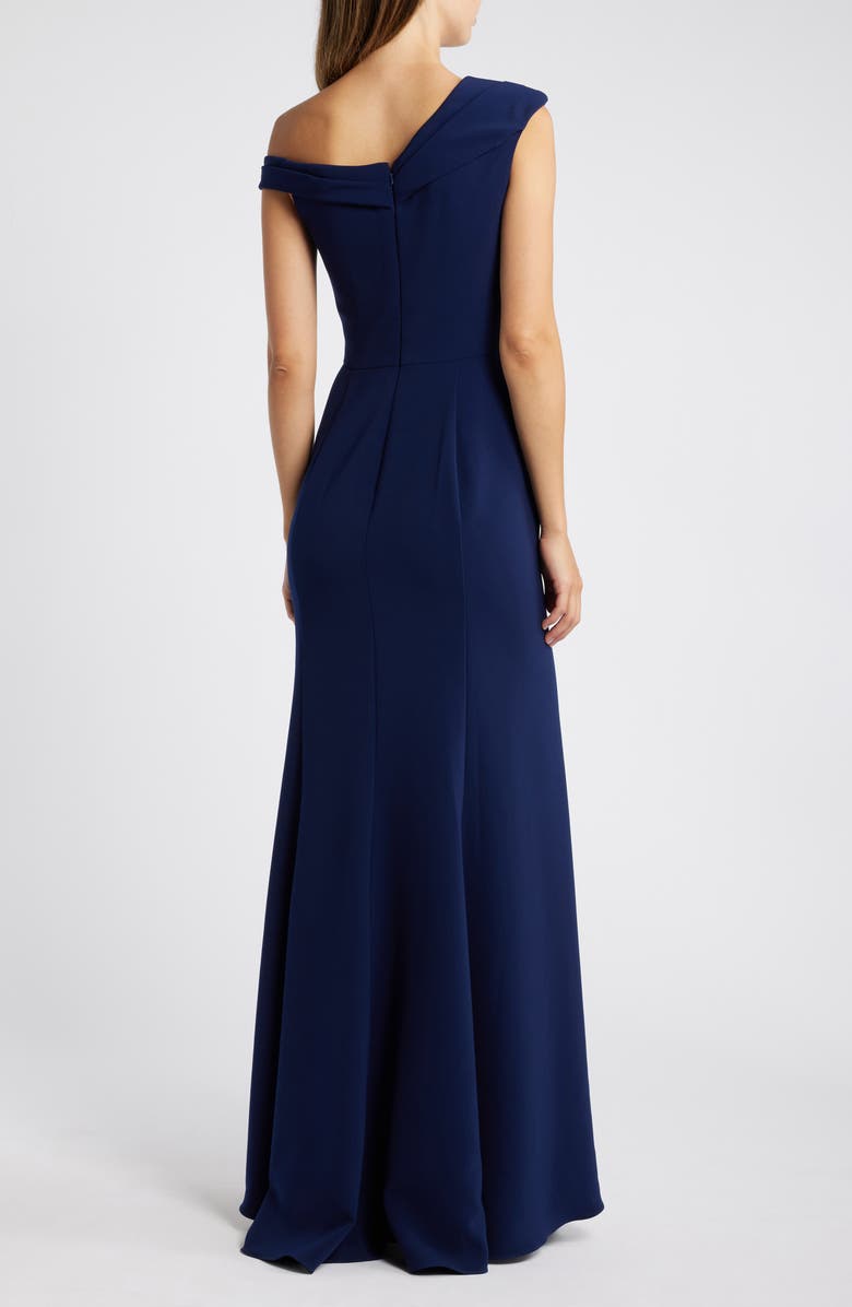 Amsale One-Shoulder Gown, Alternate, color,