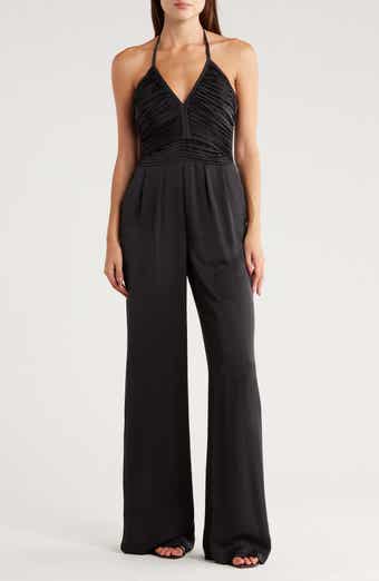 Ramy Brook Maddy Cutout Halter Jumpsuit