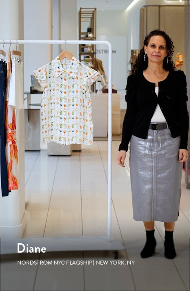 Martel Flutter Sleeve Silk Shirt, sales video thumbnail