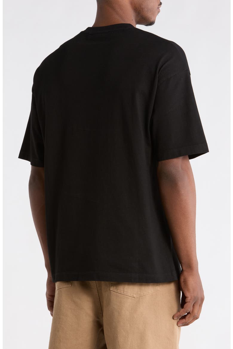 Hotline Reality Crewneck T-Shirt, Alternate, color, BLACK