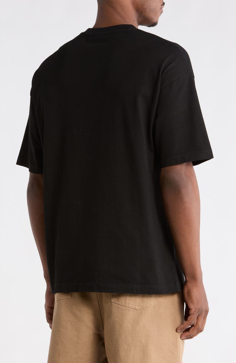 CRIMINAL DAMAGE Hotline Reality Crewneck T-Shirt, Alternate, color, Black