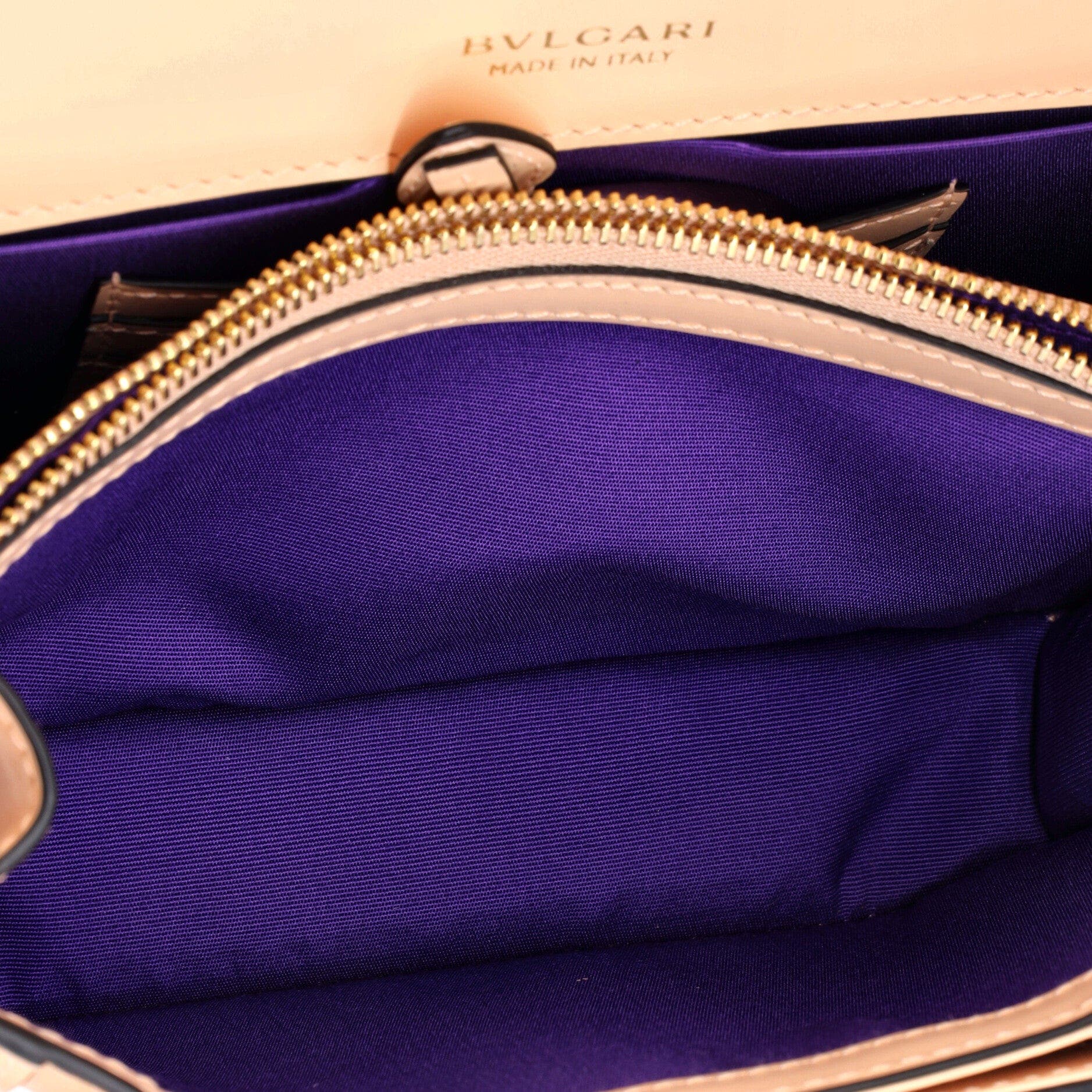 Serpenti Forever Shoulder Bag Leather Mini, Alternate, color, White