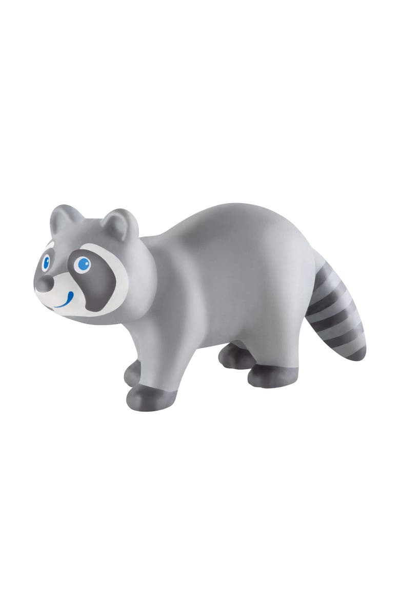 Little Friends Raccoon - Chunky Plastic Forest Animal Toy Figure, Main, color, Multi