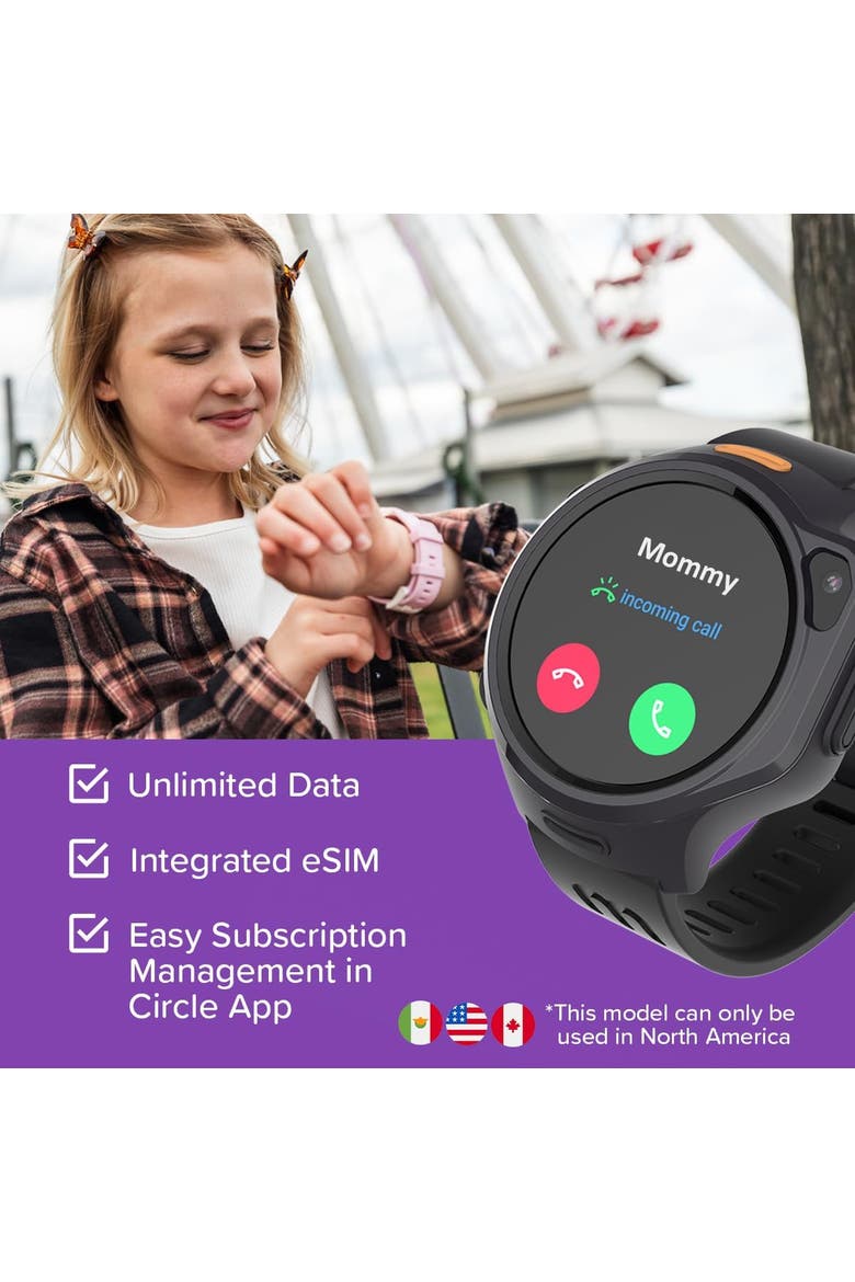 Fone R2 Kids Smartwatch with eSIM, AMOLED 1.3'', Alternate, color, Mixed Berries