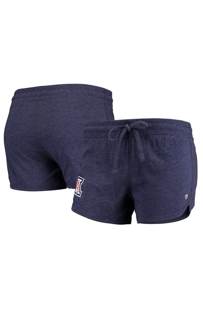 COLOSSEUM Women's Colosseum Heathered Navy Arizona Wildcats Simone Lounge Shorts, Main, color, 