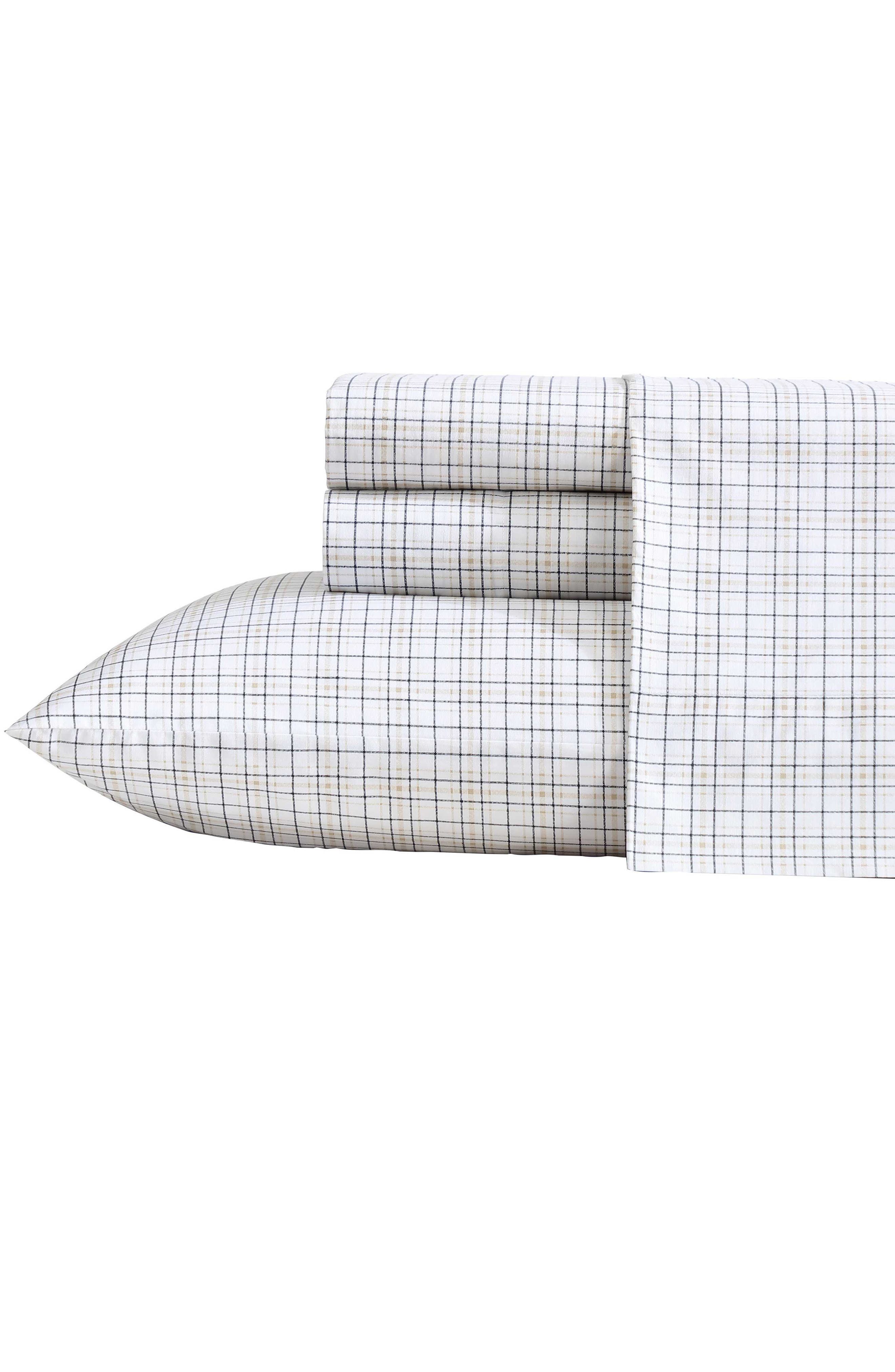 Nautica Malor Plaid 200 Thread Count Cotton Percale Sheet Set