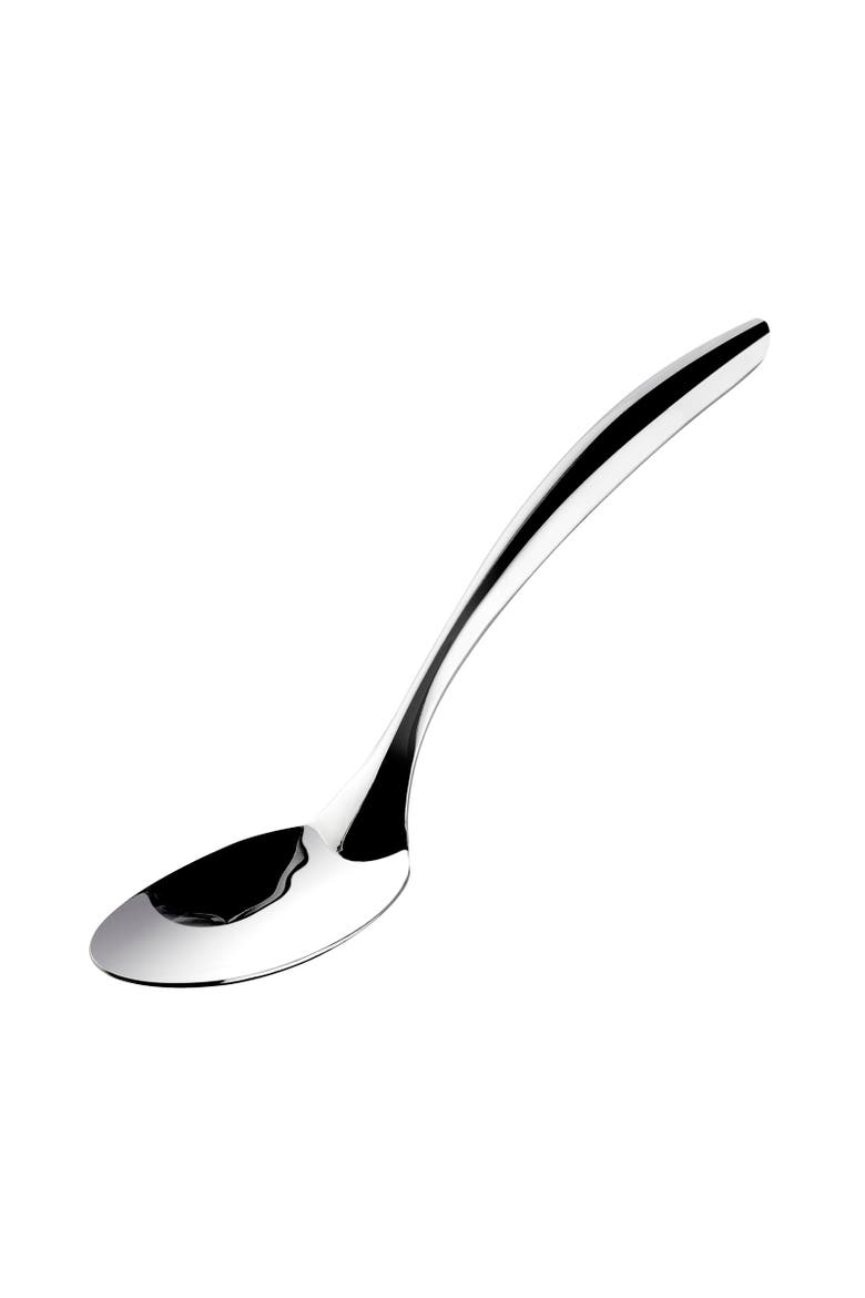 Tempo Solid Spoon, 13.5-Inch, Stainless Steel, Main, color, Silver