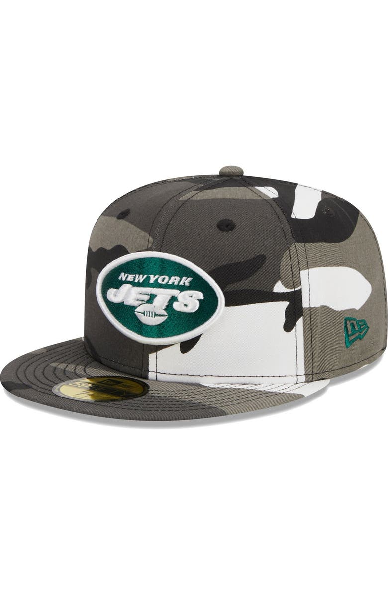 New Era Men's New Era New York Jets Urban Camo 59FIFTY Fitted Hat, Alternate, color, Camo