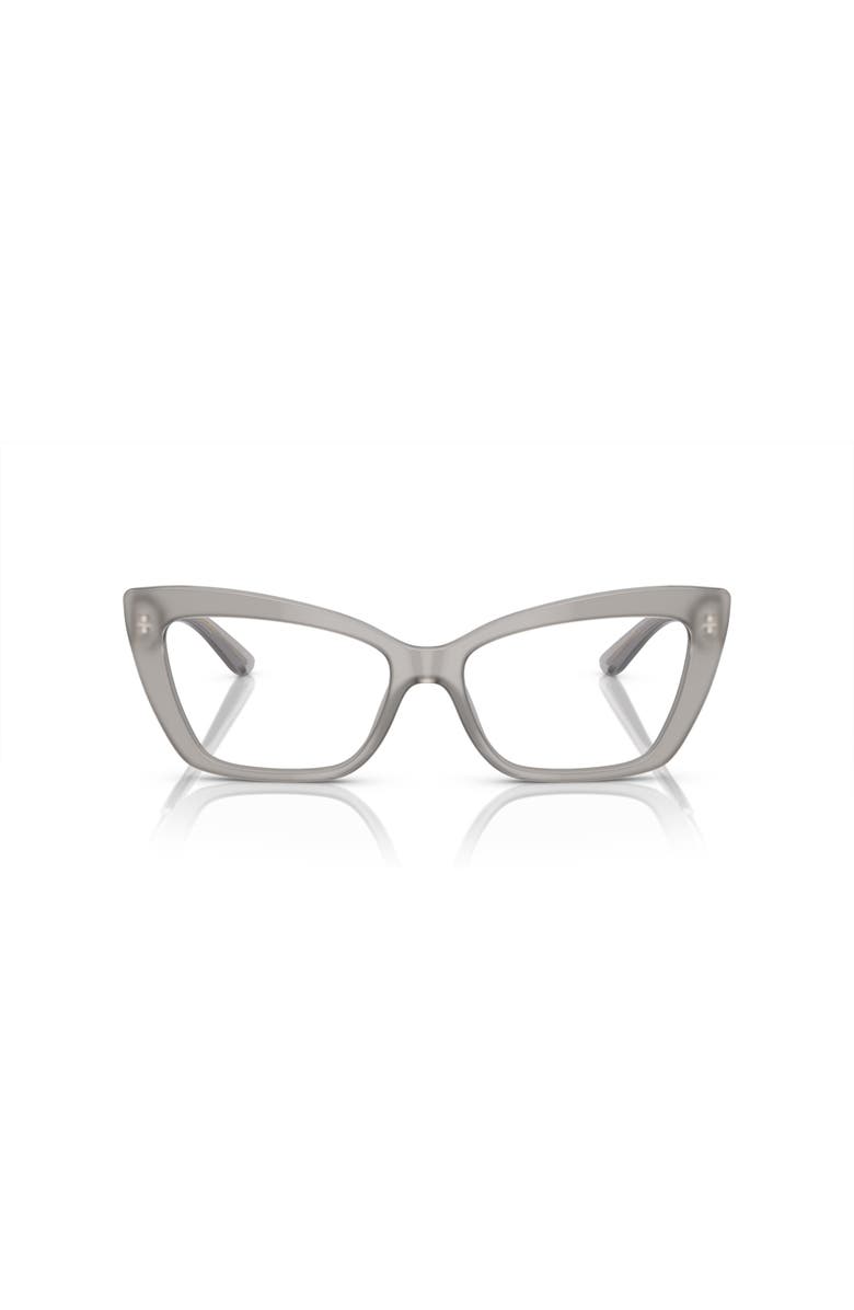 Dolce&Gabbana 55mm Cat Eye optical glasses, Alternate, color, Grey