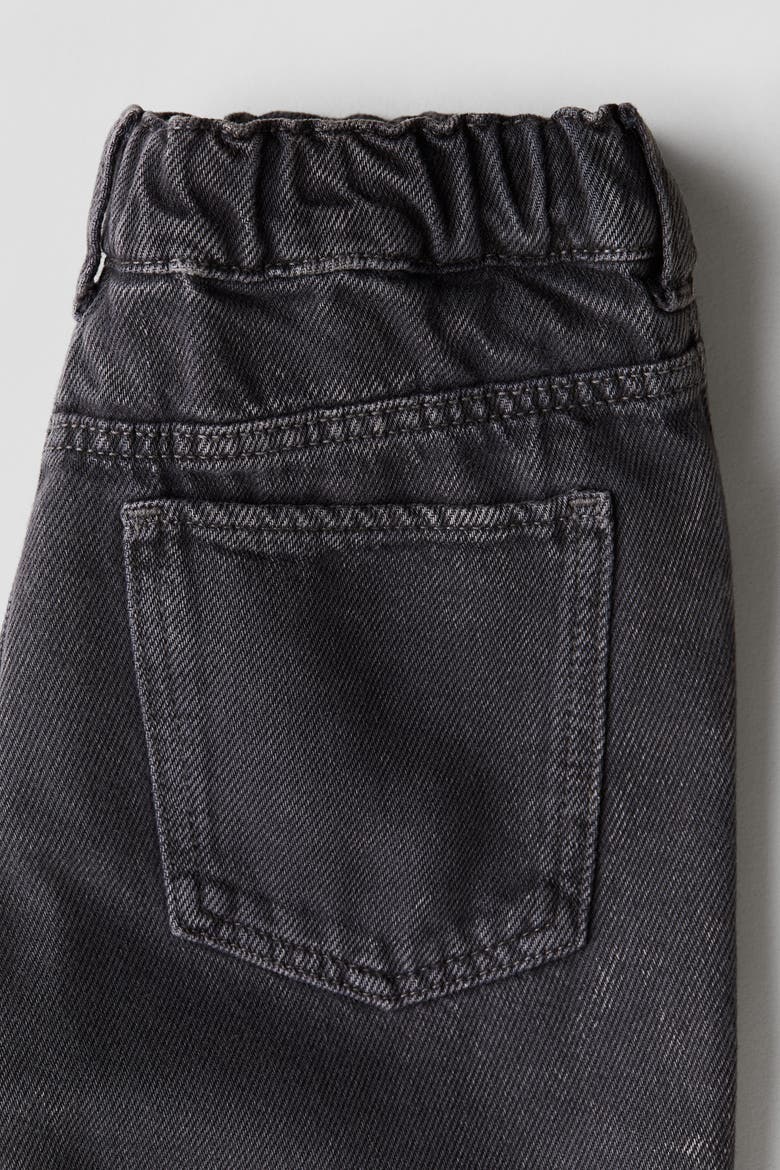 Tapered Cotton-blend Jeans, Alternate, color, Dark gray