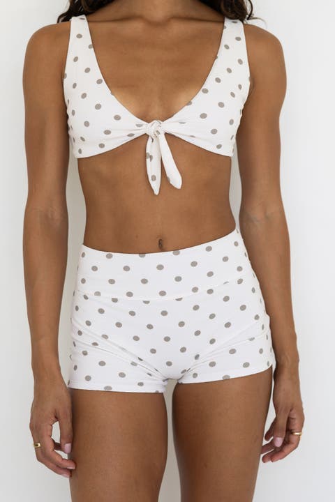 Eleanor High Waisted Swim Shorts