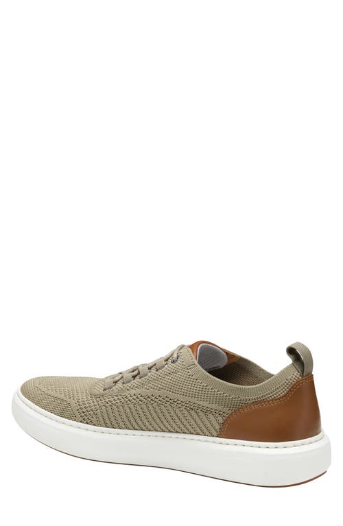 Johnston & Murphy Anders Knit Sneaker In Taupe Knit