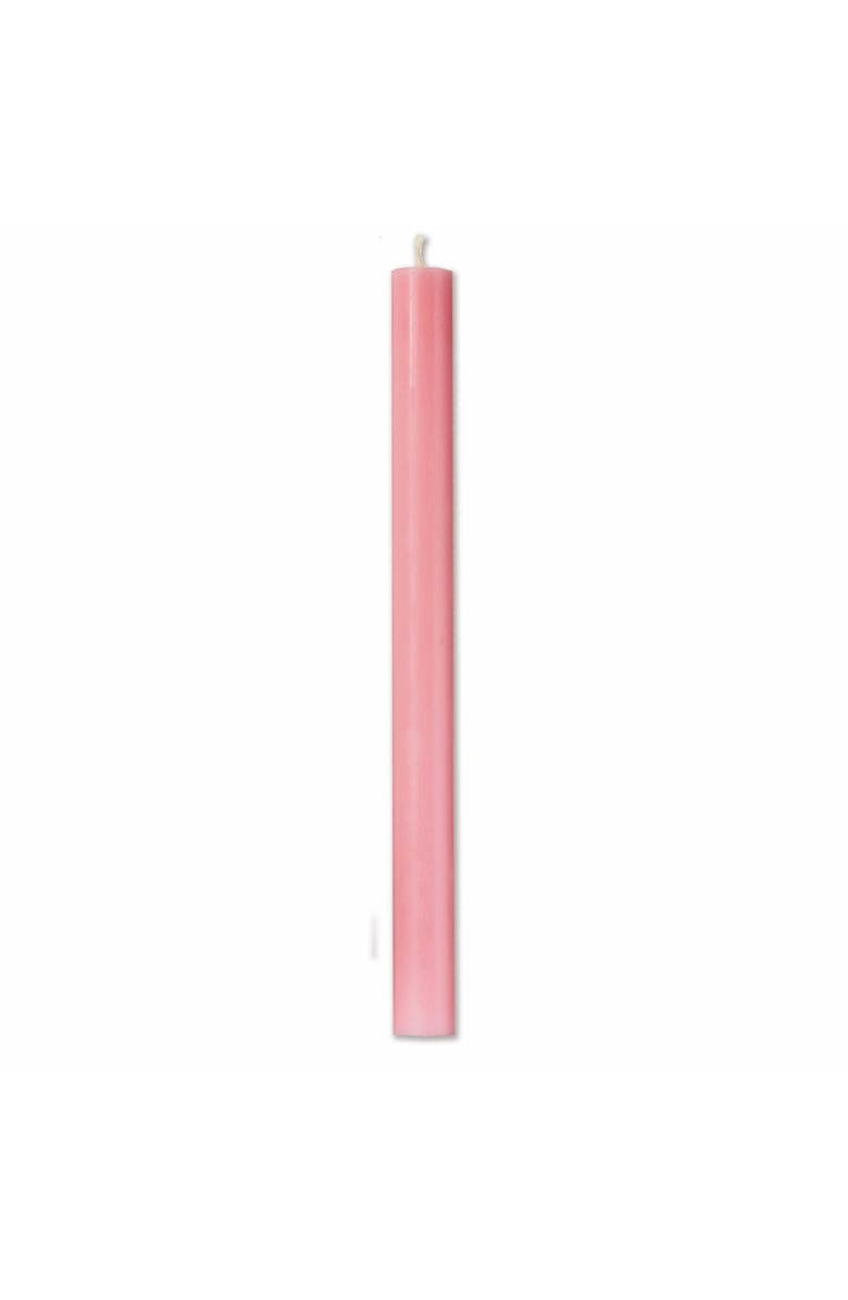 tag Color Studio Pink Straight Taper Unscented Paraffin Candle, Main, color, Pink