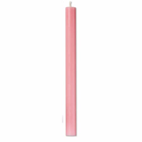 Color Studio Pink Straight Taper Unscented Paraffin Candle